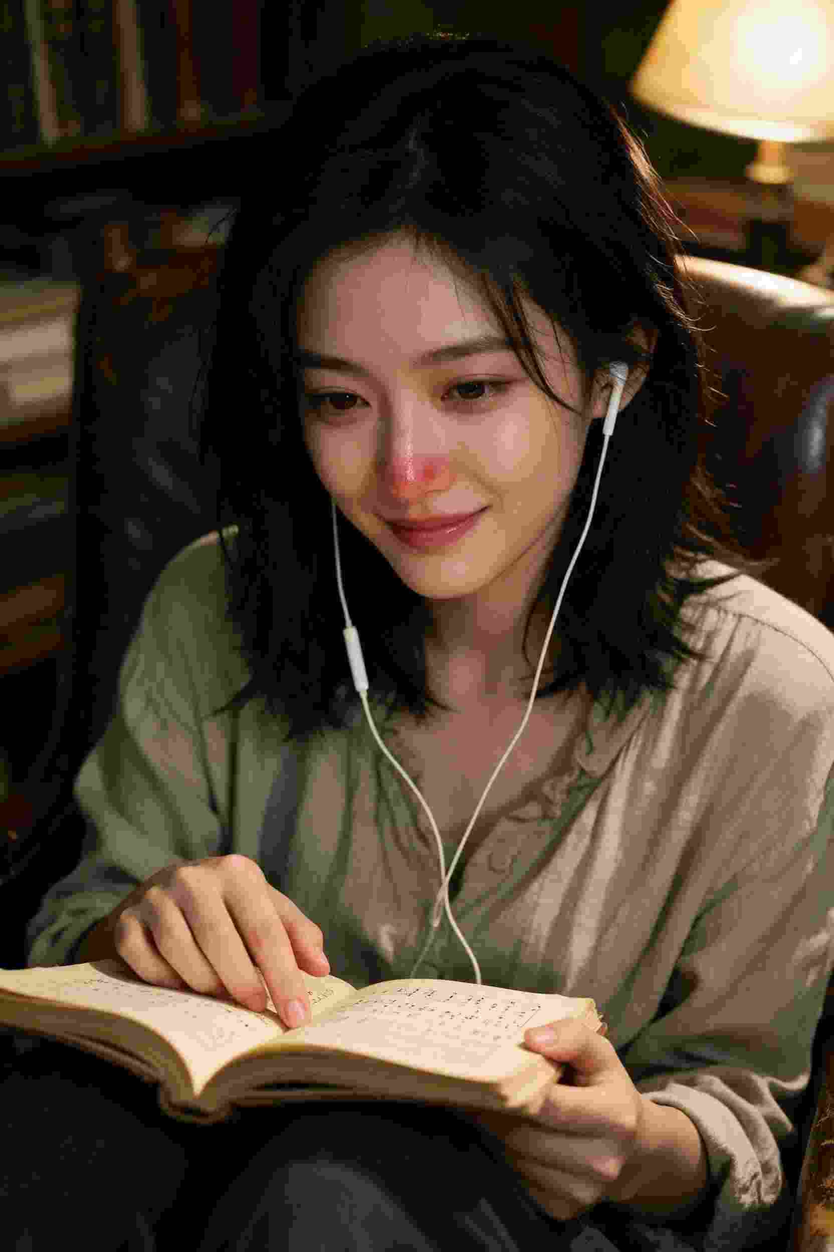 镜子前的女人